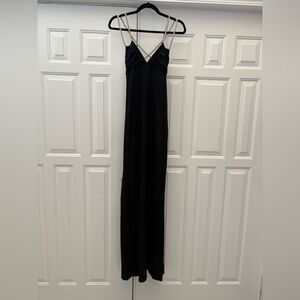 Tanya Taylor Elegant Black Maxi Dress